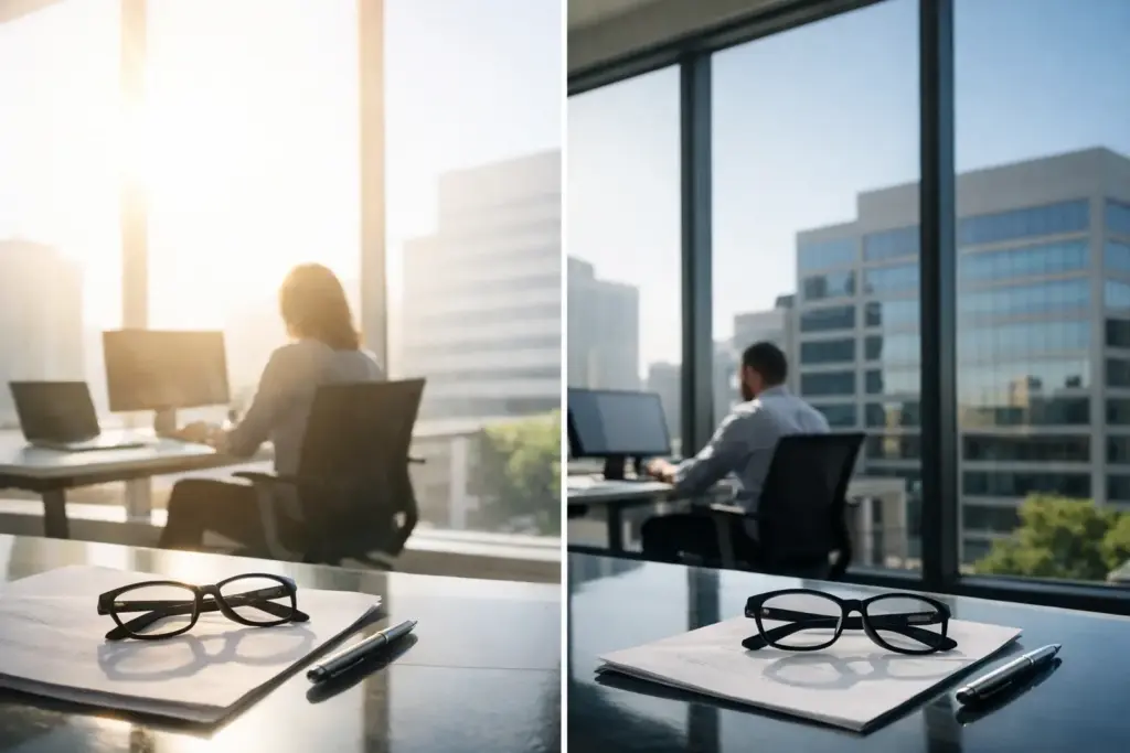 Office Window Film for Glare Reduction